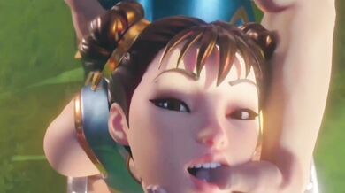 Asian Goddess Chun Li from Street Fighter Fucks a Threesome with Three Dudes [3D]