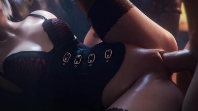 Ashley Celebrates Xmas in Gerotica Land