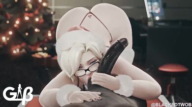 In the snowy mountains, all of the sexy bunnies have a massive behind by Blacked2b