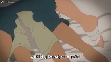 A sexy couple has a wild threesome with a giant slug-like creature in a desolate wasteland setting