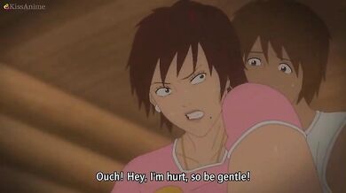 A sexy couple has a wild threesome with a giant slug-like creature in a desolate wasteland setting