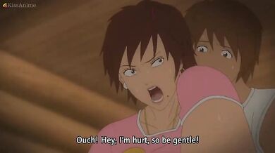 A sexy couple has a wild threesome with a giant slug-like creature in a desolate wasteland setting