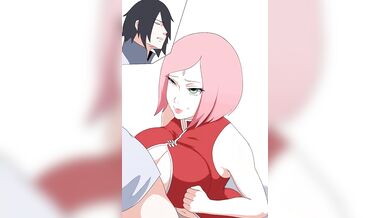 Sakura, Sasuke and the Boobjobs Hanna-sans
