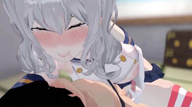 Hentai: Cosplay Kashima Takes a Handjob and Rides Her Favorite Toy (Ver 2)