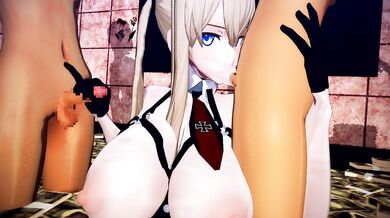 Making Love with MMD Models in Kinhage - Blowjob Edition