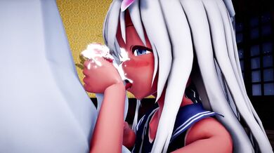 Shimakaze and Ro-500 - Special Naval Service R18 Shamu MMD