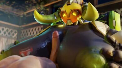 Watch the hot Orisa slut get titfucked by her boss in this amazing hentai porn video!