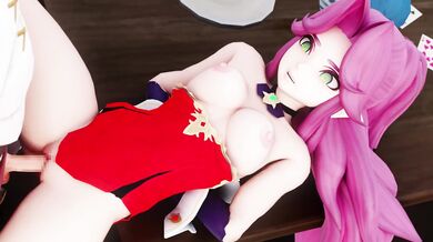 Watch as Angela defeats four big dicks in her ass!