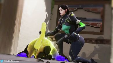 Valorant Viper Taking Care of Wingman