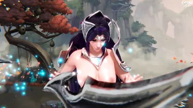 Asian Assassin: Irelia, the Lethal Shrine Maiden