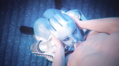 Watch Liara take a blowjob from her Idemi lover in this hot and steamy porn video!