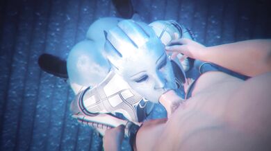 Watch Liara take a blowjob from her Idemi lover in this hot and steamy porn video!