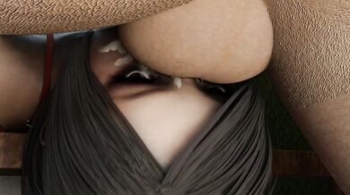 Ada Wong Taken from Behind by a Monstrous Cock in the Dirt Den [HentaiPornParadise]