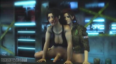 Glitchy VR Hentai Mixup: Claire Russell | Cyberpunk 2077 {Chaotic}Nightmare}Nbeats }