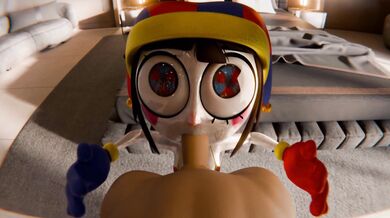 Porn star, Pomni wants you to explore her tight anal cavity as she takes on multiple loads of cum from different dicks