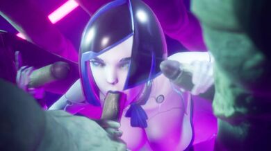 Babysitter with Big Tits Gets Ass Fucked by Multiple Aliens in a Futuristic World!