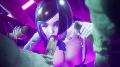 Babysitter with Big Tits Gets Ass Fucked by Multiple Aliens in a Futuristic World!