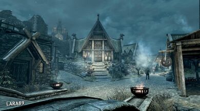 Watch this epic Skyrim porn video where you will see a warm welcome home for the Dragonborn!