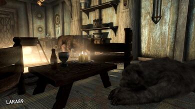 Watch this epic Skyrim porn video where you will see a warm welcome home for the Dragonborn!