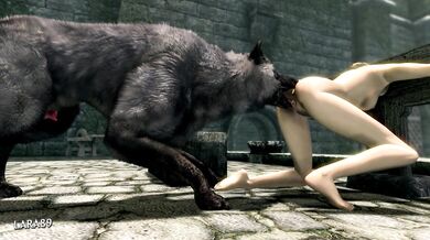 The Enchanting Elf in Skyrim: Tied up and teased by a dominating human!
