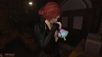 Mrs Triss’s Breasts Explode with Joy!