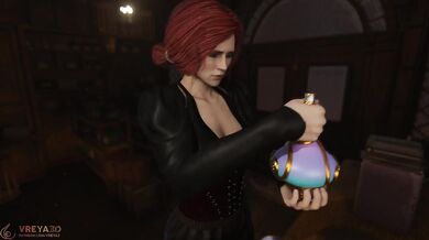 Mrs Triss’s Breasts Explode with Joy!