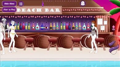 Watch the adult game tentacle beach party unfold in this hentai porn video!
