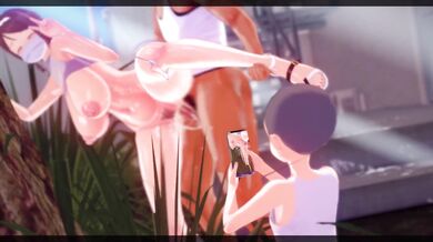 Mother and Son Get Down and Dirty in Public Places