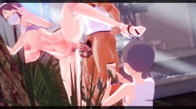 Mother and Son Get Down and Dirty in Public Places