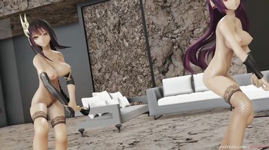 Young queen seduces her royal guards in a kinky 4-way threesome on her birthday!