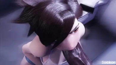 Tracer, The Slut: A Horny Angel Production