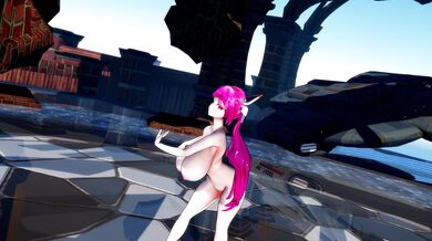 Watch this hot new anime porn video where sexy chan girls dance to the tune of Jenova!