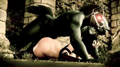 Mileena and Horse Guys Wild Night with Rekin3D