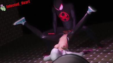 Hardcore Miles and Gwen Fuck on the Wheel of Misfortune