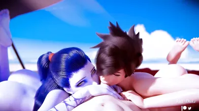 Watch as a femme fatale takes control of two unsuspecting men in this hot and steamy PMV/HMV!