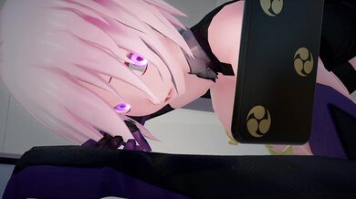Mashu K Gives a Sensual Blowjob on the Beach