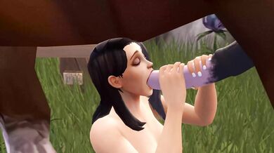 One-night Stand with a Futanari and Two Women Enjoying a Horse Ride - ItsMortis