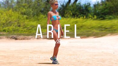 Ariel the Mermaids Wet and Walking Adventure