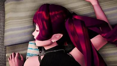 Azraesha, a seductive elven sorceress, finds herself getting pounded in the ass by a group of horny goblins