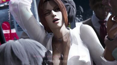 Watch Mai Shiranui ride the train in this demo video of her naughty antics!