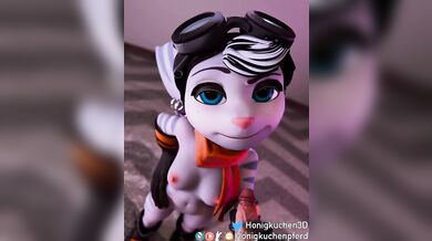 One-handed Handjob with a Sexy Rivet Fixation