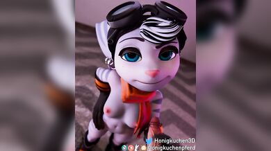 One-handed Handjob with a Sexy Rivet Fixation