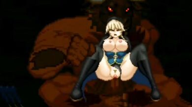 Mugen and Goeniko mount a minotaur in an intense, erotic adventure