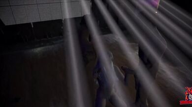 Randys Bullet and X-Carmella Corset Fucking April Fooze in ERP