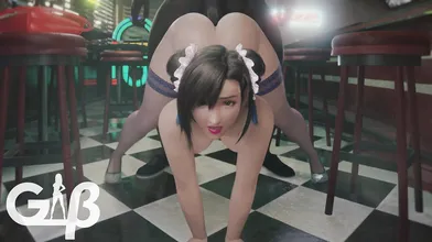 Tifa learning how to Manage a diner - Gernal Butch