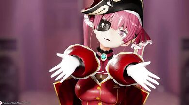 Marine Vtubers MMD Erotic Adventure