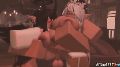 This hot chick on Roblox gets fucked in an extended version of the video