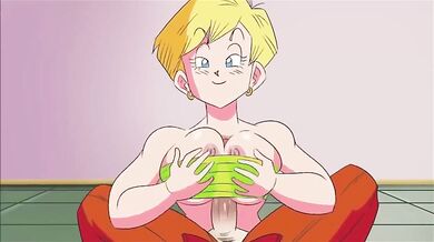 Gohan gets a Titillating Titjob from his Sexy Teacher Erisa during Class!
