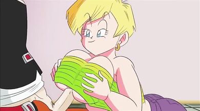 Gohan gets a Titillating Titjob from his Sexy Teacher Erisa during Class!