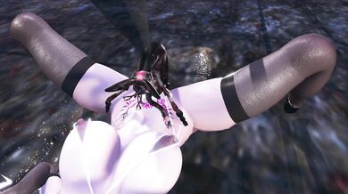 Curvy Bronya gets it on with a Bug and Hilichurl in the Forest (Goutouren)